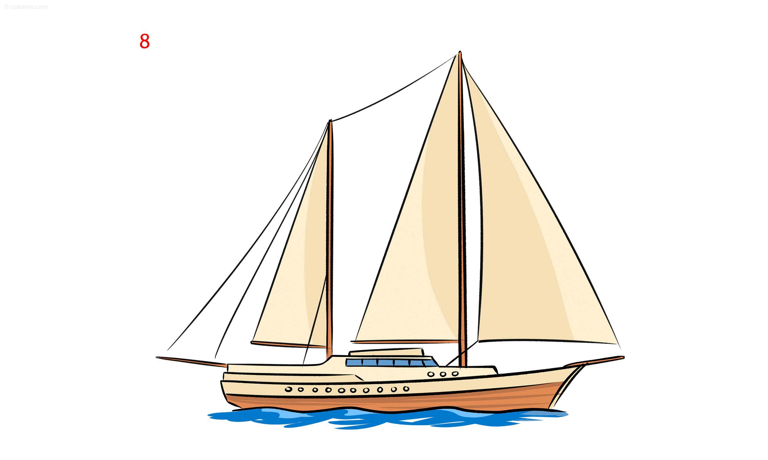 Simple Boat Drawing