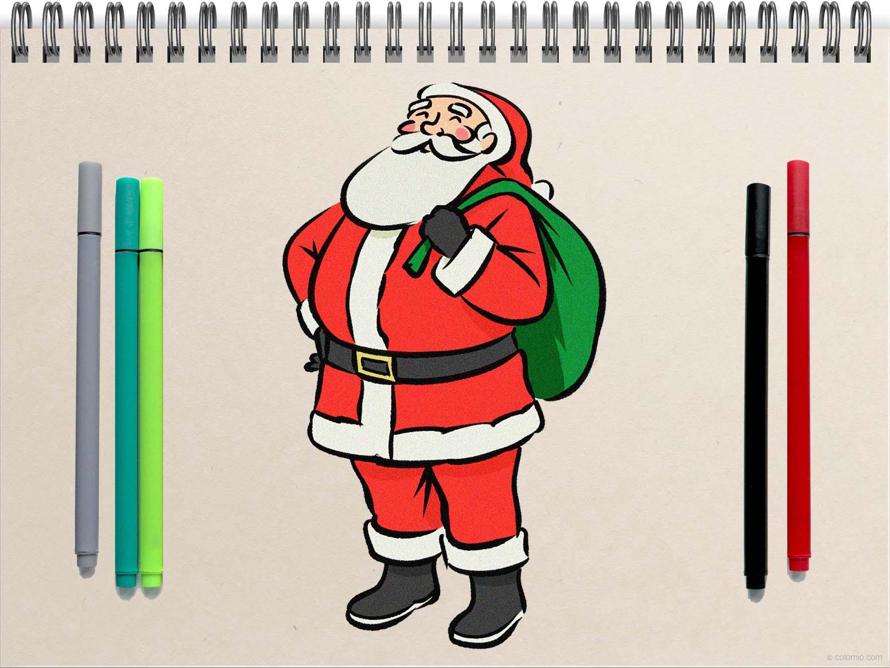 Julemandstegning S dan Tegner Du Julemanden