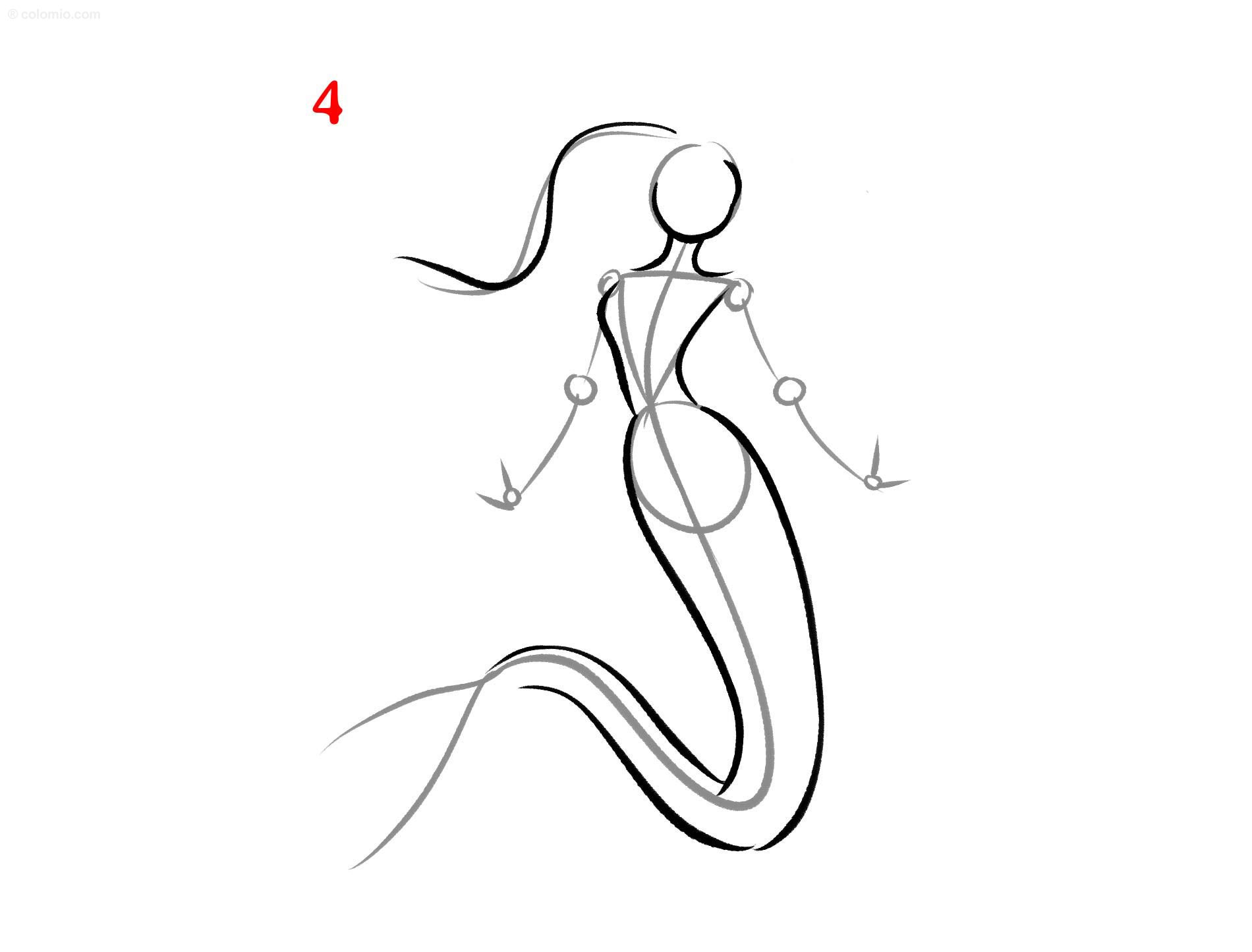 Mermaid Drawing Ideas How To Draw A Mermaid