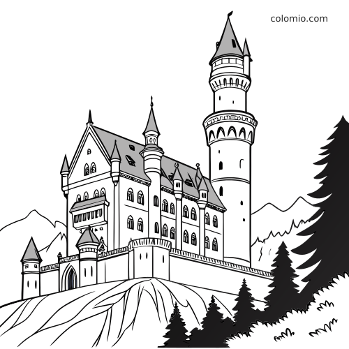 Castelo alpino