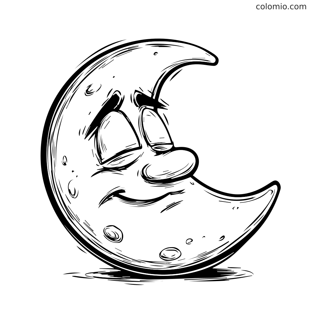  Desenhos Da Lua Para Imprimir E Colorir