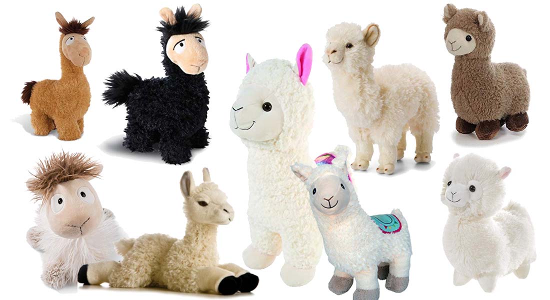 The most popular llama cuddly toys 